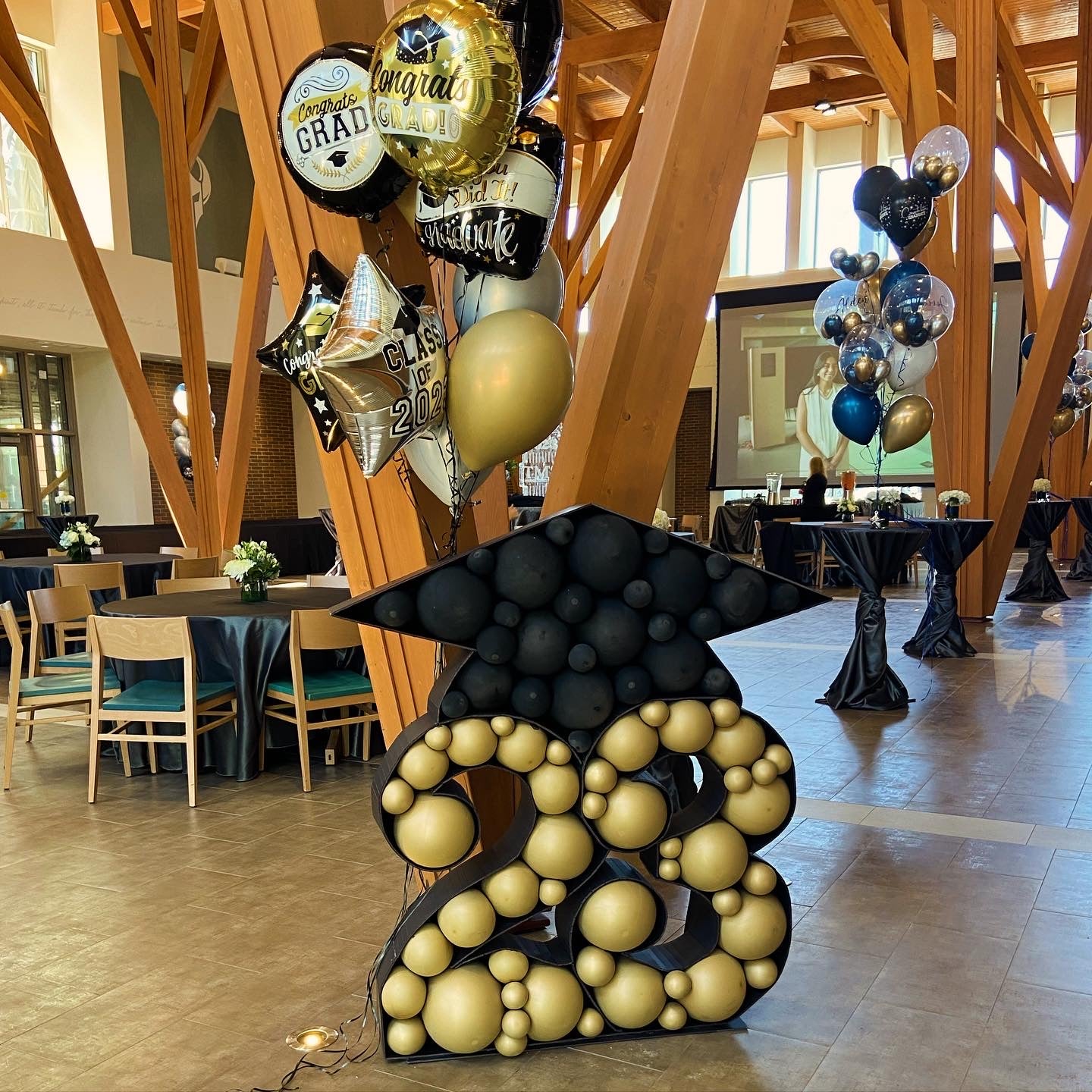 Number Balloon Mosaic