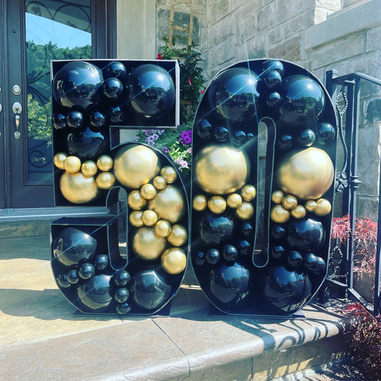 Number Balloon Mosaic