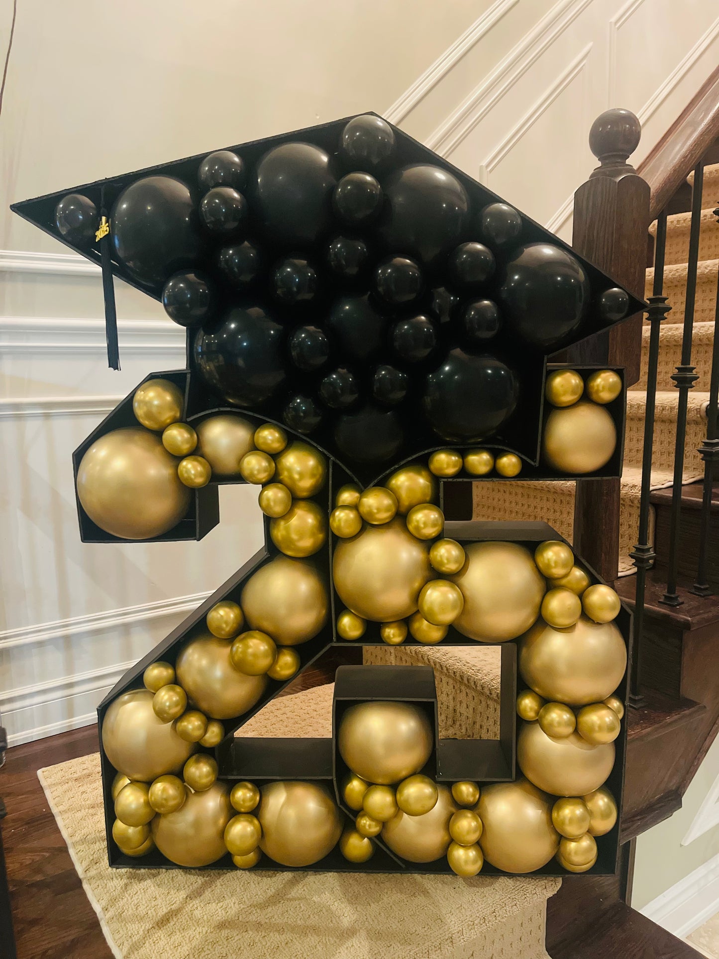 Number Balloon Mosaic