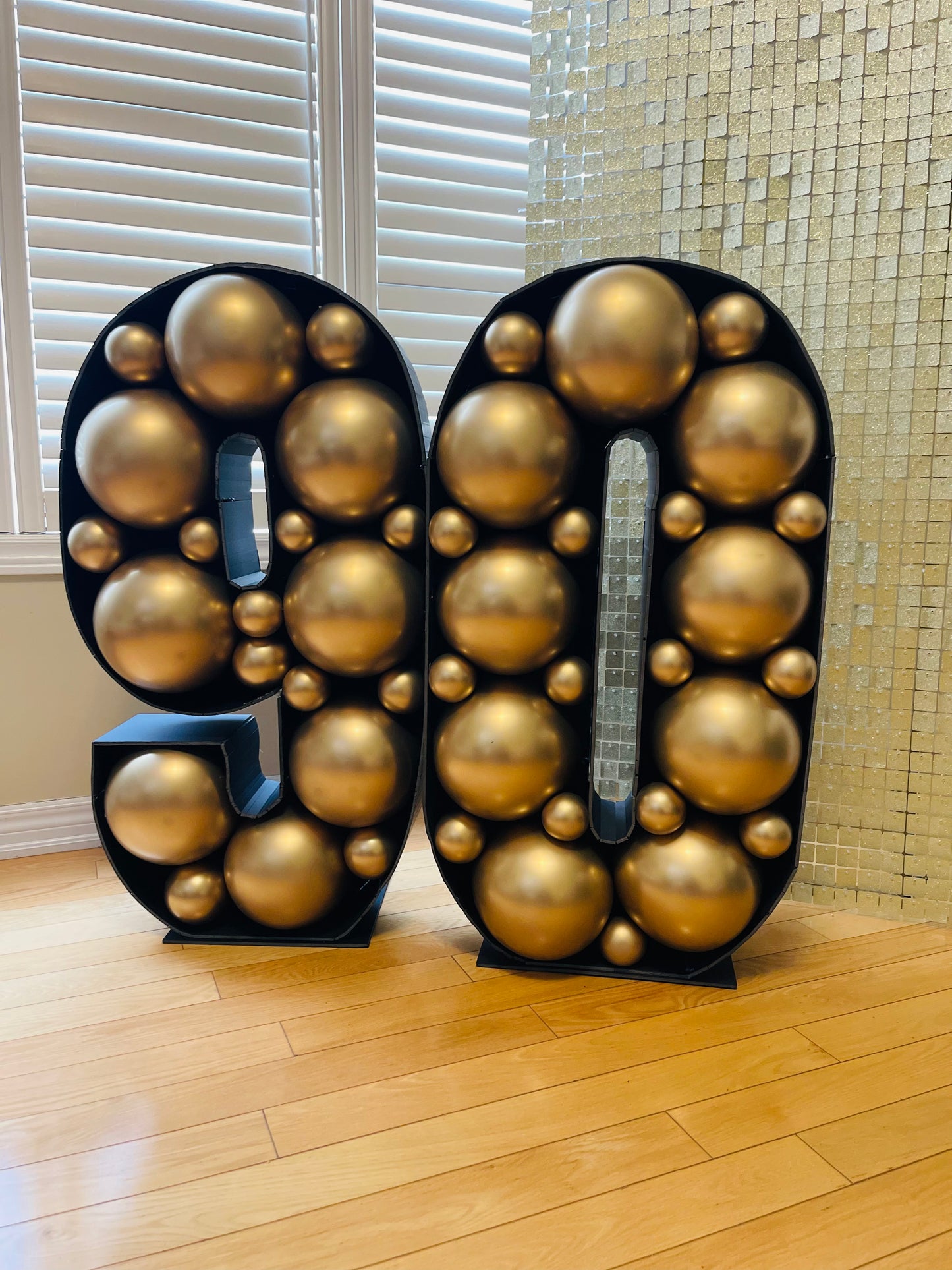 Number Balloon Mosaic