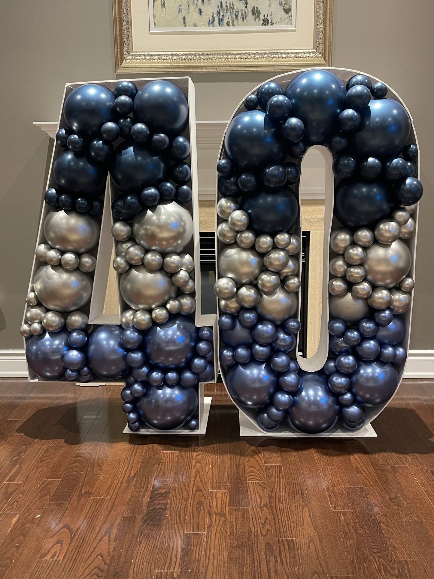 Number Balloon Mosaic
