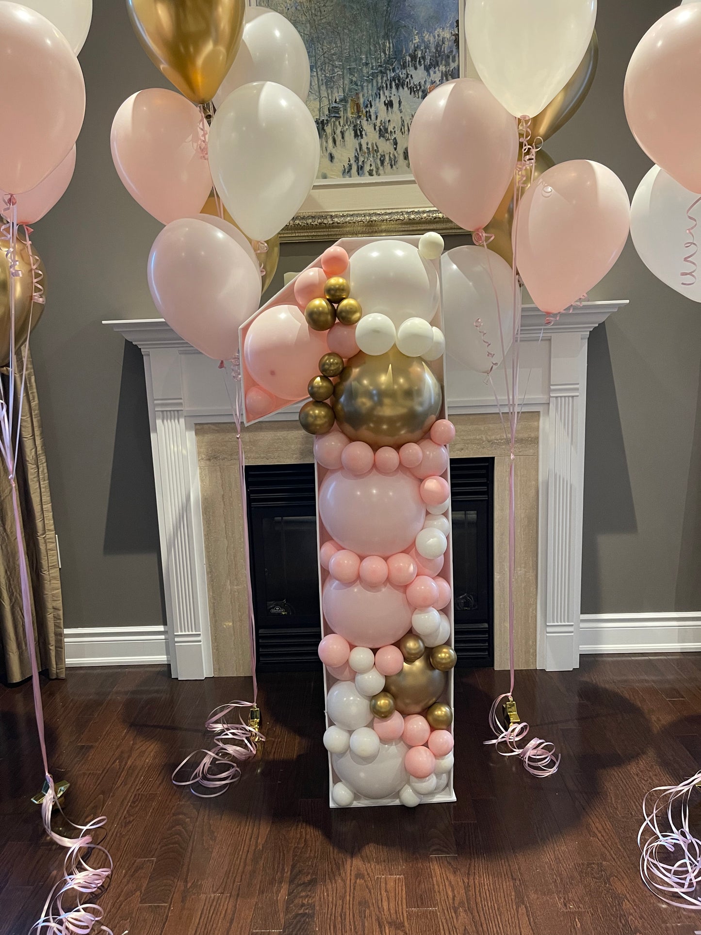 Number Balloon Mosaic