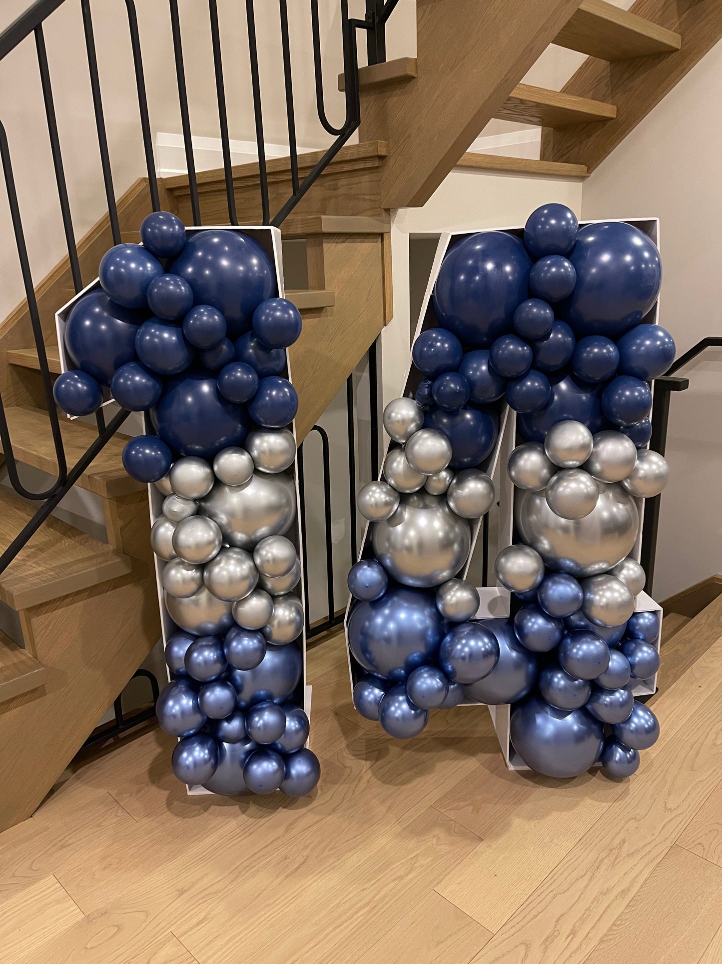 Number Balloon Mosaic